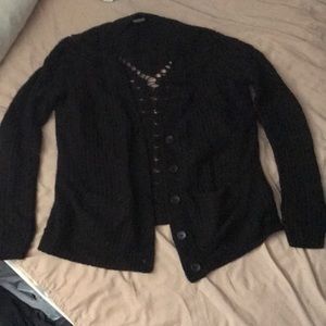 Medium black cardigan